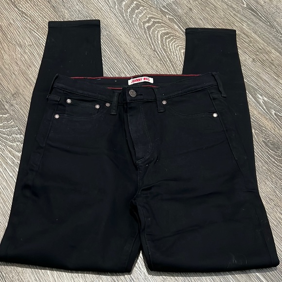 Johnny Was black jeans new (wot) never worn size 28 skinny jeans - Picture 1 of 6
